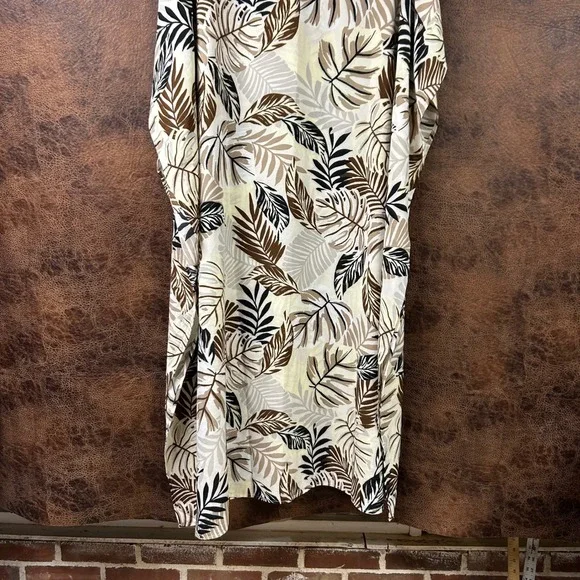 Brandi's Dress Out Loud House Dress Hawaiian Lounge Dress Large Flutter Sleeve - Picture 7 of 10
